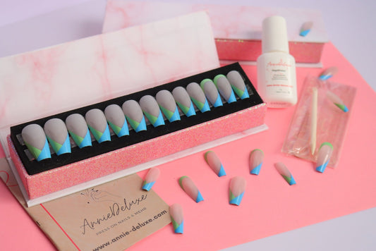 Press on Nails Blue Origin - Annie Deluxe - Press on Nails