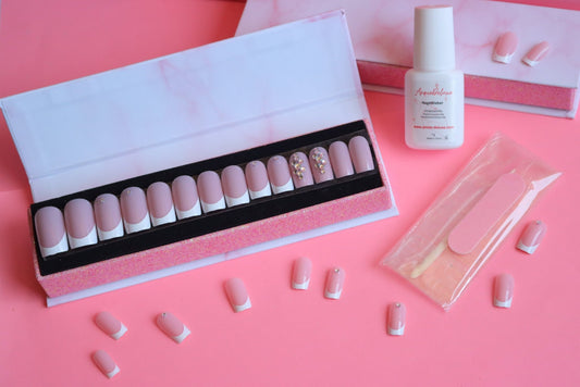 Press on Nails Classic French - Annie Deluxe - Press on Nails