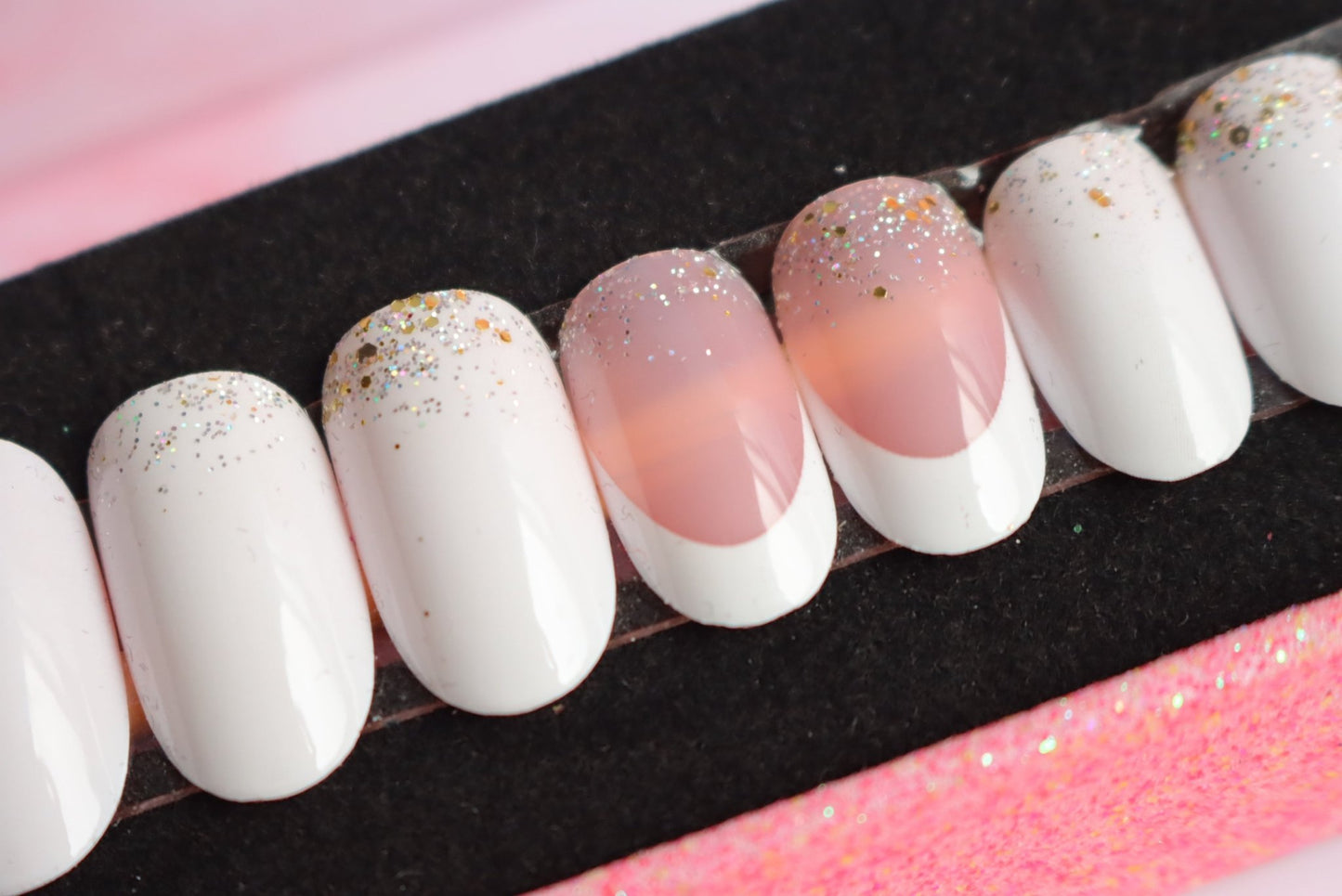 Press on Nails Diamond White - Annie Deluxe - Press on Nails