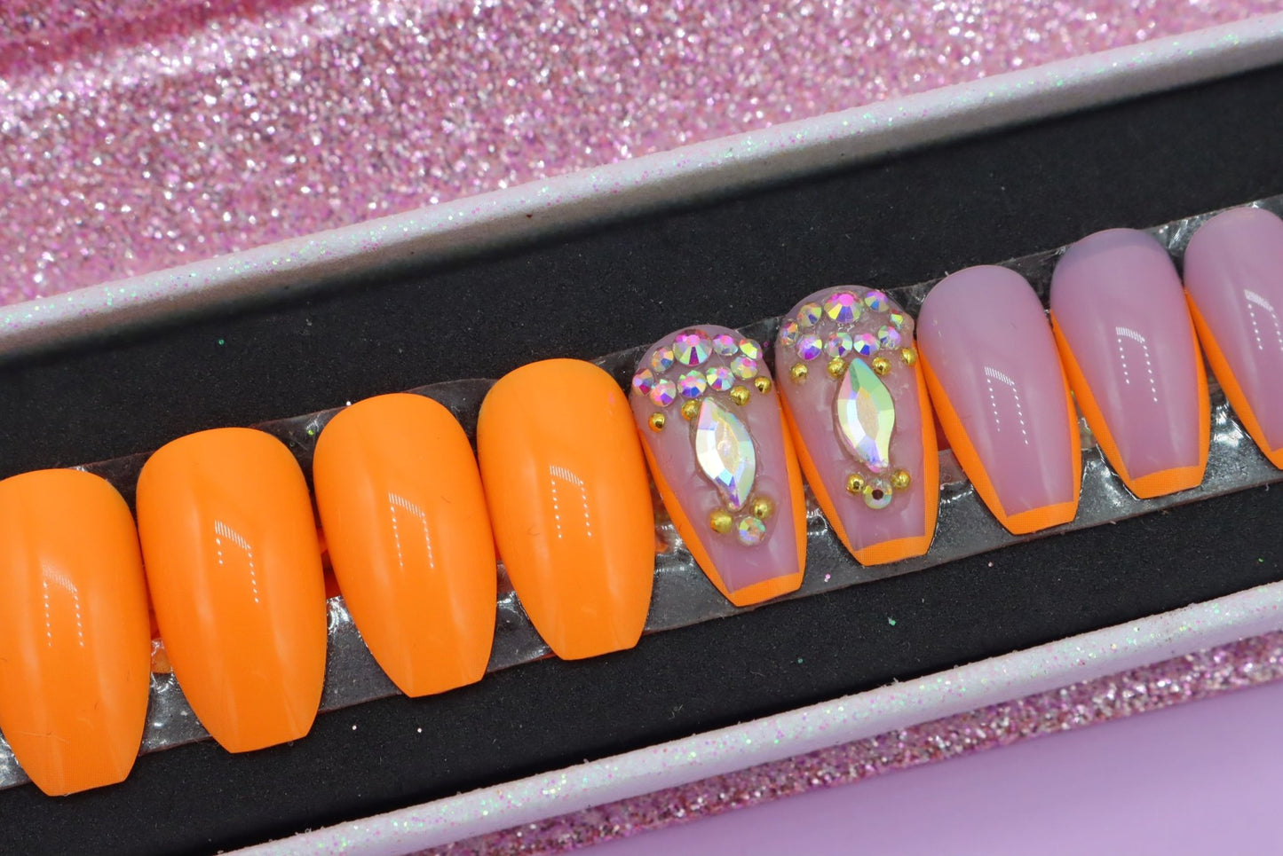 Press on Nails Glossy Orange - Annie Deluxe - Press on Nails