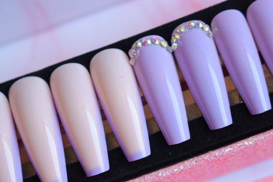 Press on Nails Lavender - Annie Deluxe - Press on Nails