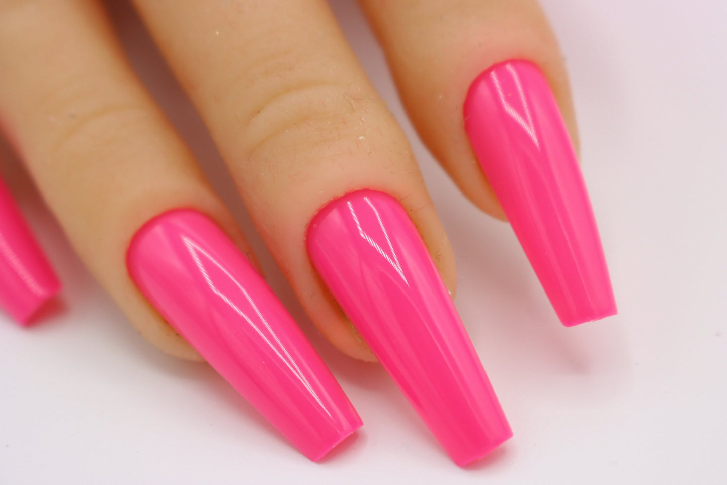 Press on Nails Neon Pink - Annie Deluxe - Press on Nails