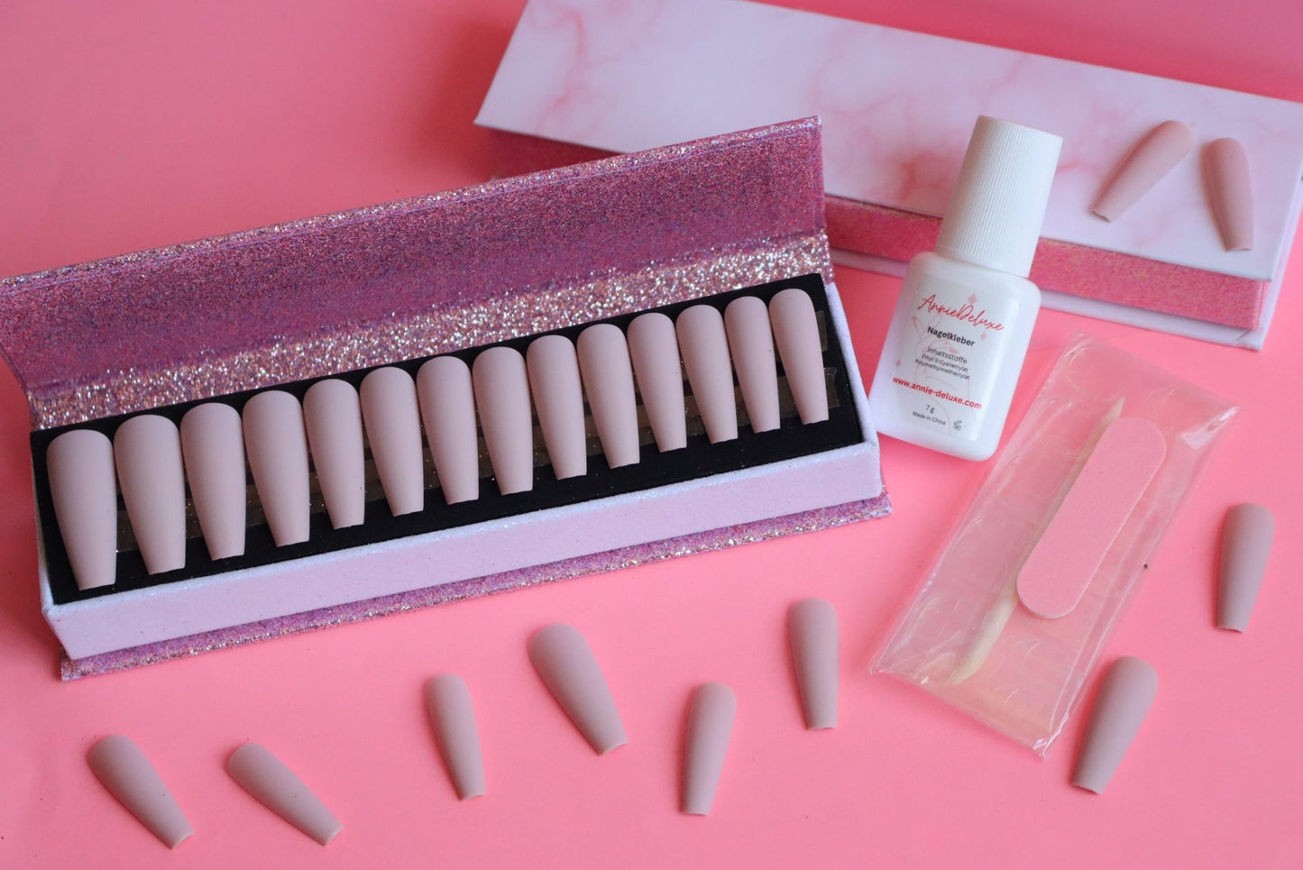 Press on Nails Nude (matt) - Annie Deluxe - Press on Nails
