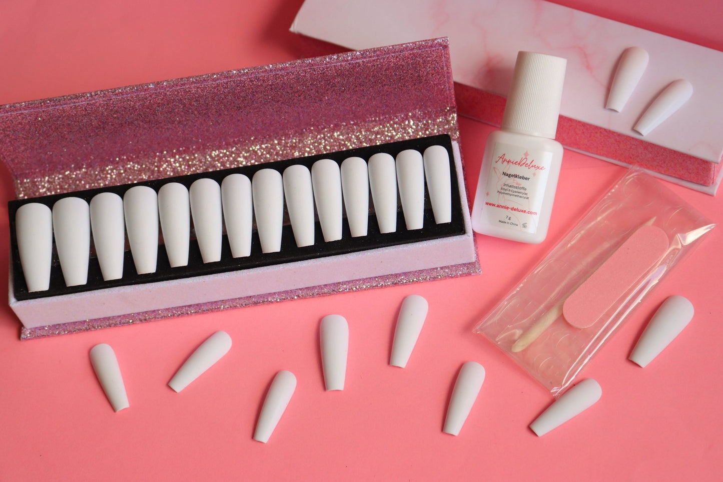 Press on Nails Snow White (matt) - Annie Deluxe - Press on Nails
