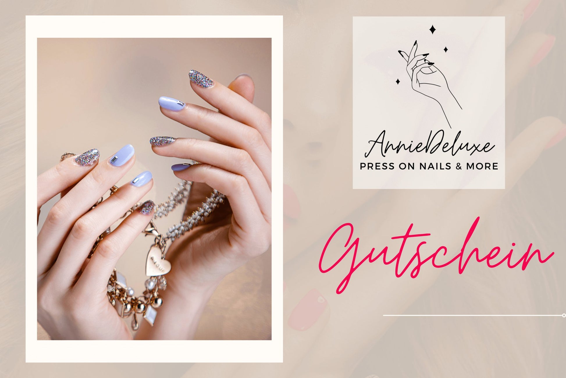Geschenkgutschein - Annie Deluxe - Press on Nails