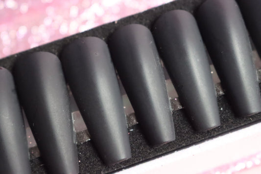 Press on Nails Black Beauty - Annie Deluxe - Press on Nails