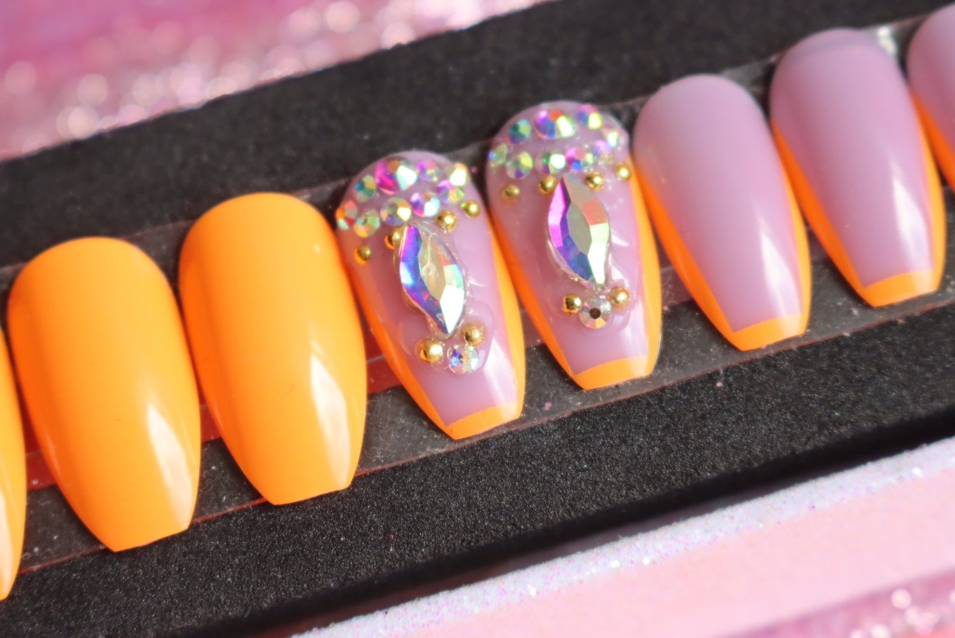 Press on Nails Glossy Orange - Annie Deluxe - Press on Nails